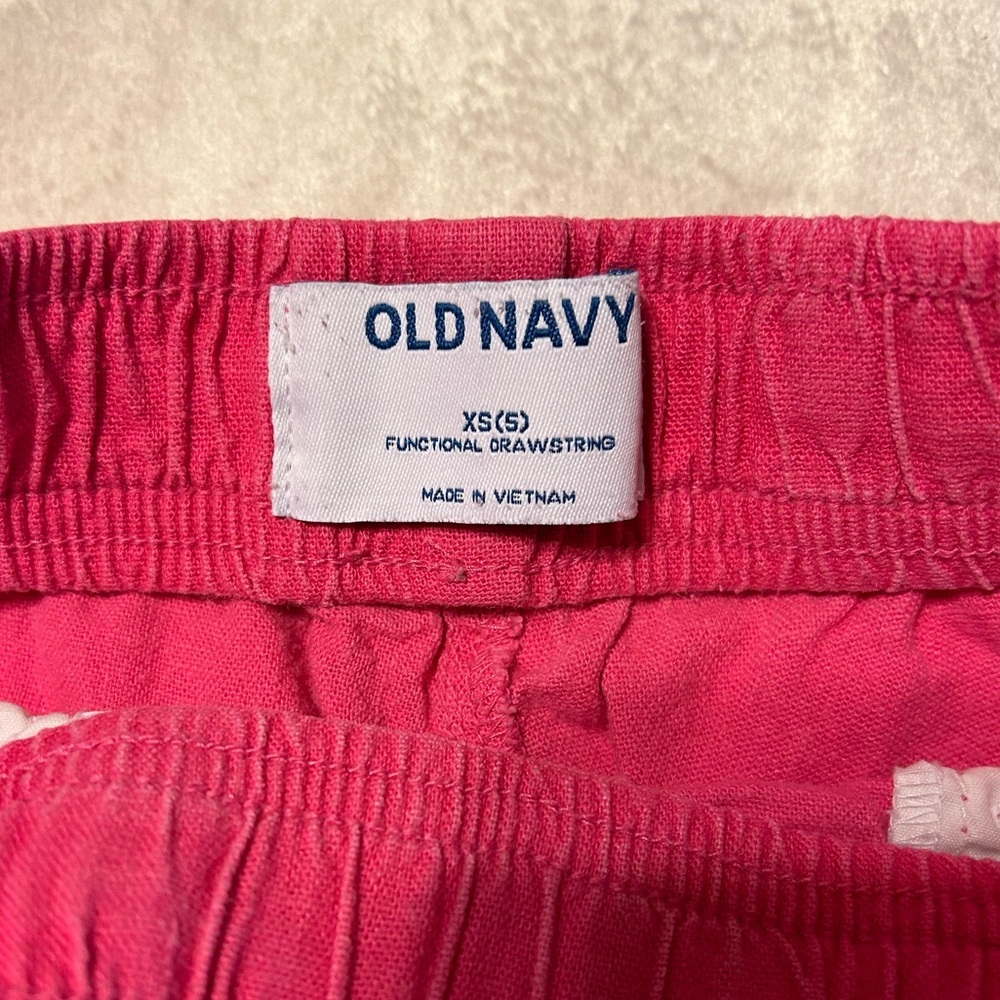 Old Navy Linen-Blend Drawstring Shorts - Lot of 3 - Picture 3 of 5